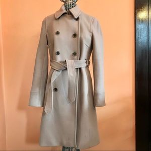 J.Crew camel coat 8 wool Stadium Cloth Nello Gori